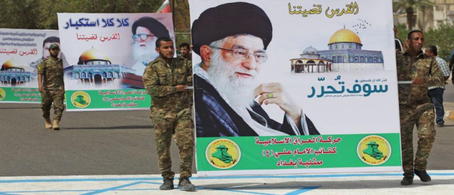 صور للقادة الإيرانيين في شوارع العراق