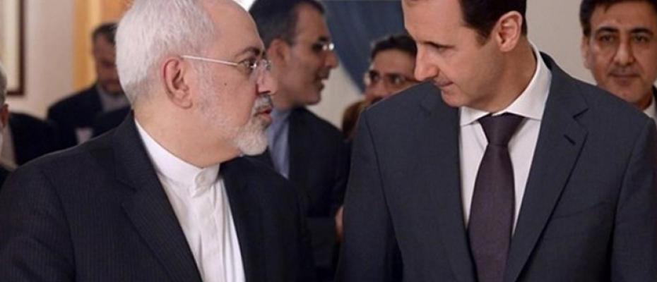 بشار الأسد مع جواد ظريف