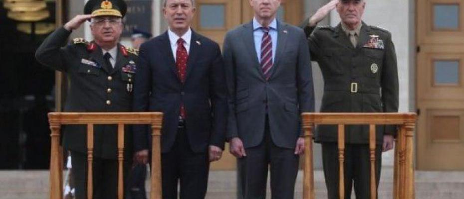  Türkiye Milli Savunma Bakanı Hulusi Akar ve ABD Savunma Bakan Vekili Patrick Shanahan, Pentagon’da bir araya geldi.