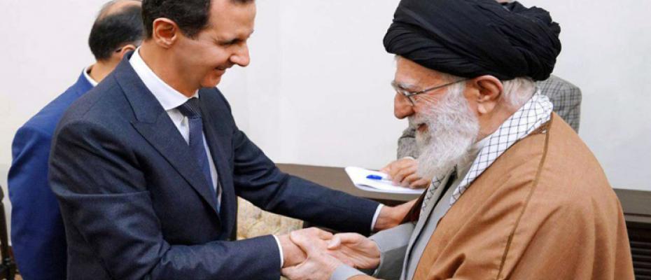 خامنئي مع بشار الأسد