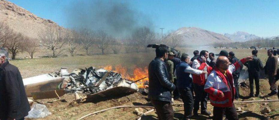 İran'da helikopter düştü: 5 ölü