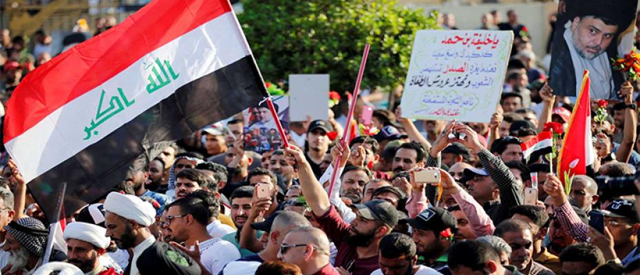 موالون لمقتدى الصدر يتظاهرون ضد تصريحات البحرين