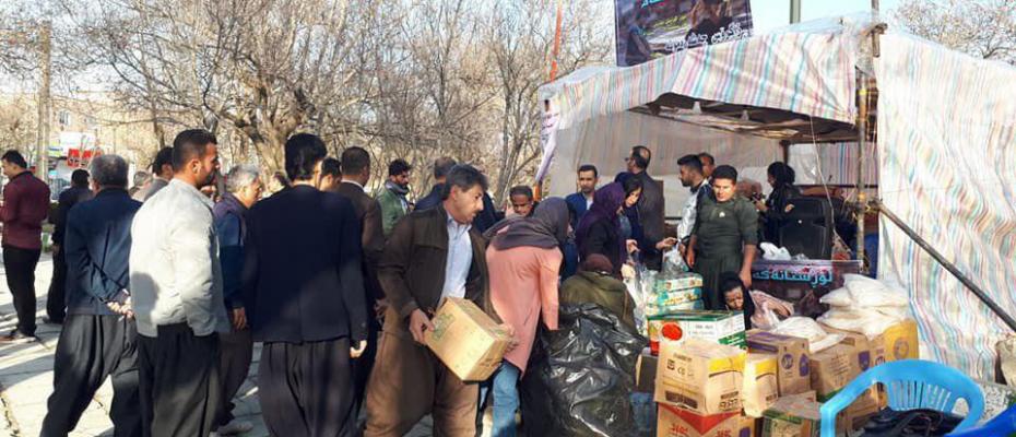 Merîvan'dan  Loristan, Îlam ve  Kirmaşan’daki sel mağduru kardeşleri için yardım 