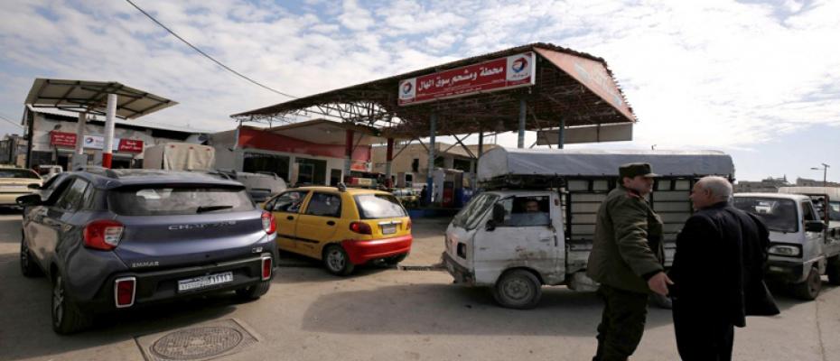محطة وقود في سوريا