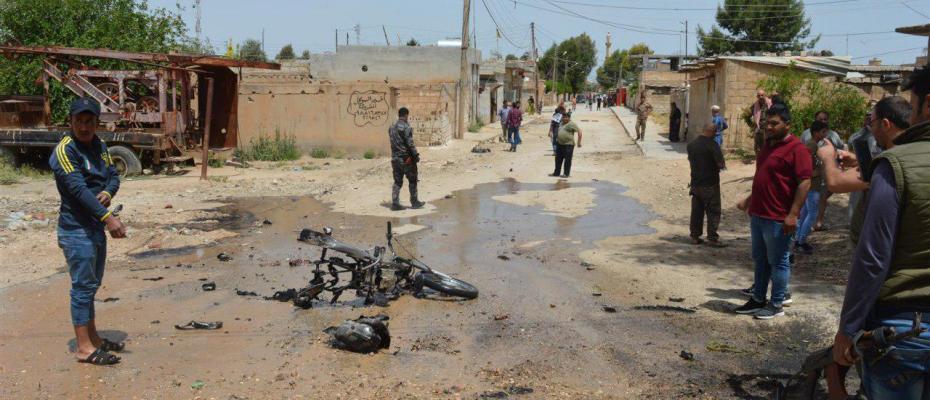 Til Temir'de bomba yüklü motosikletle saldırı