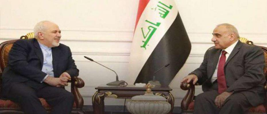 Bölgede gerginlik artıyor, Zarif ile Irak Başbakanı Adil Abdulmehdi görüştü