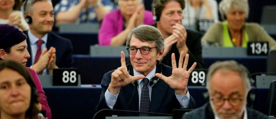 Avrupa Parlamentosu’nun yeni başkanı İtalyan solcu Sassoli