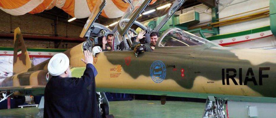 İran rejimi savaş uçağı düştü