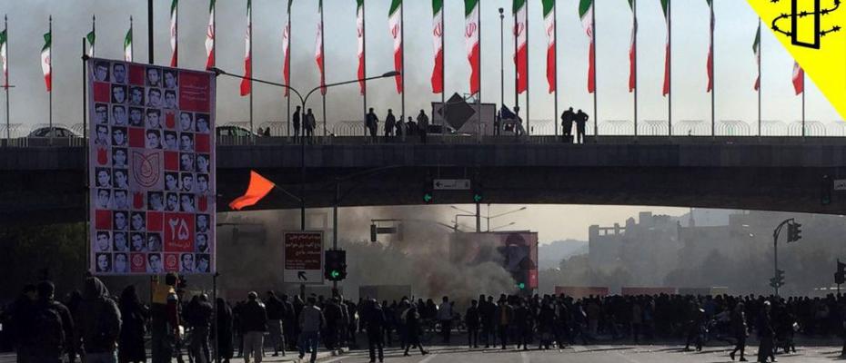 Af Örgütü: İran rejim güçleri 115 göstericiyi hukuksuzca öldürdü