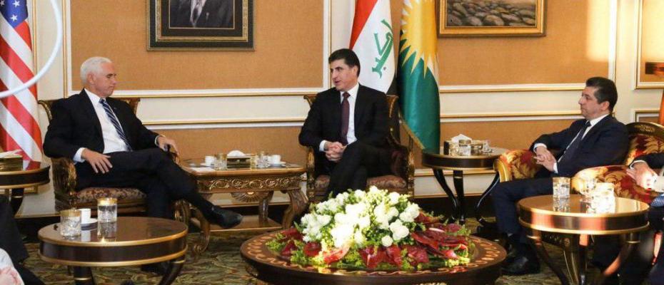 Mike Pence Erbil’de Başkan ve Başbakan ile görüştü