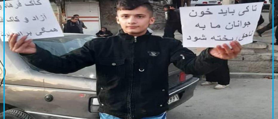 İran rejimi Kolberler ölümlerini protesto eden Kürt çocuğunu gözaltına aldı