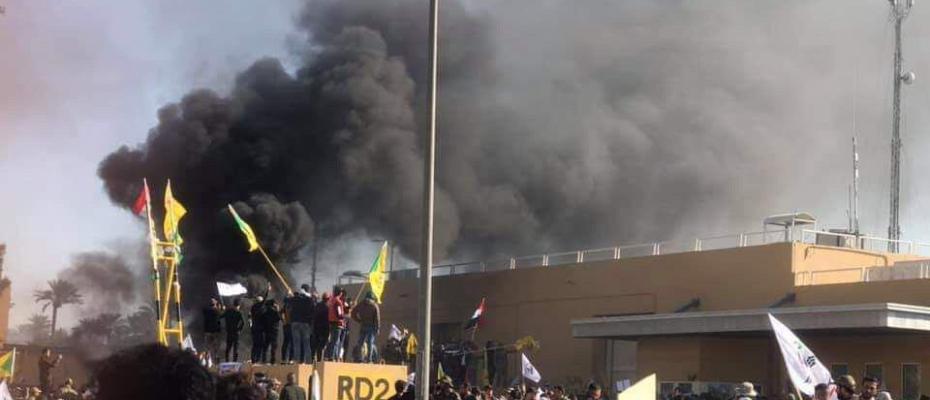 Iran-backed militia storm into US embassy in Baghdad, shouting ‘death to America’