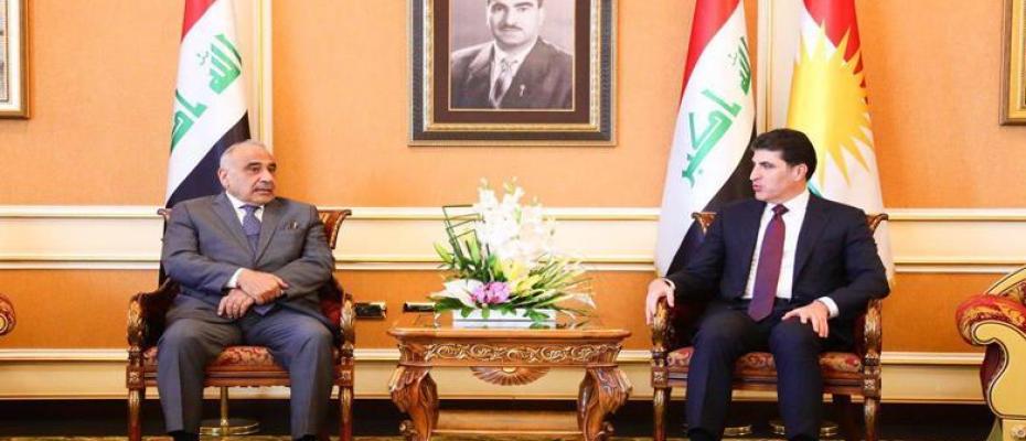 Abdulmehdi Erbil’de Kürt liderliğiyle görüştü