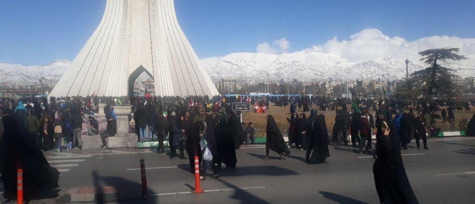 Iranian people boycott anniversary of Islamic Republic Revolution