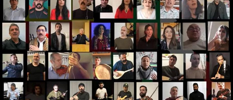 Kürt sanatçılardan Coronavirüse karşı: Çaw Bella İtalya