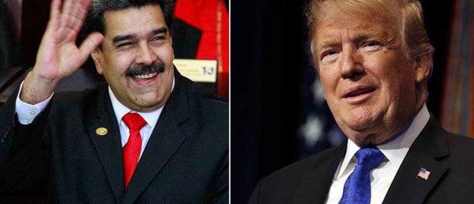 Trump, İran rejiminin tek dostu Maduro ile görüşebileceğini açıkladı