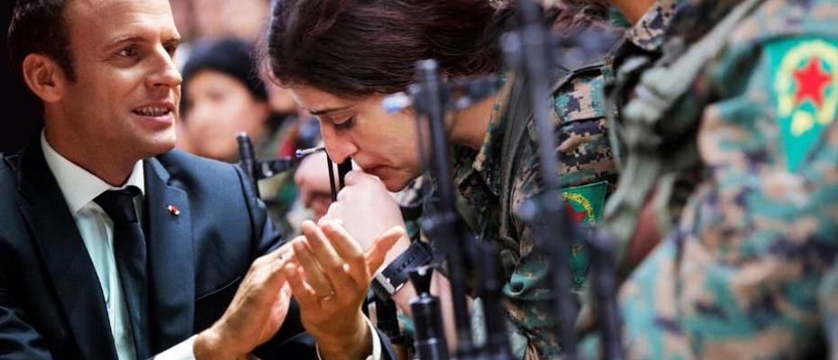 Macron: Kahraman Kürt savaşçılar DAİŞ’i yenilgiye uğrattı