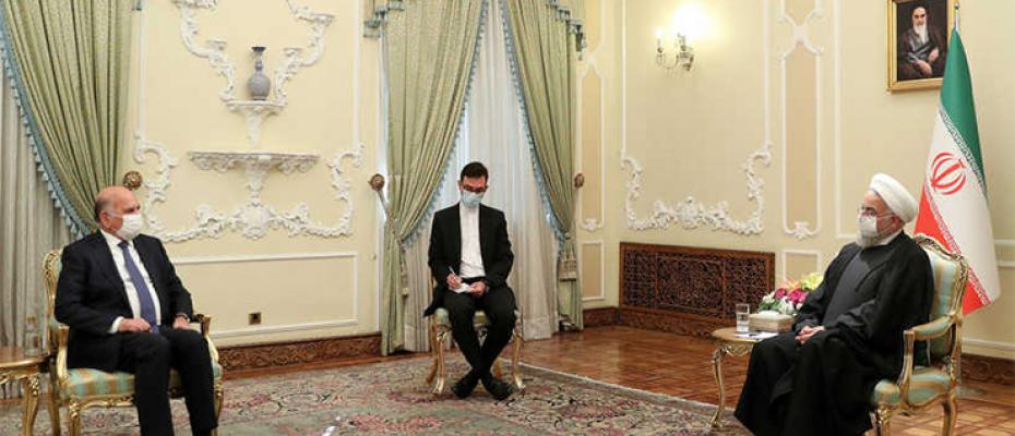 وصول وزير الخارجية العراقي فؤاد حسين إلى إيران