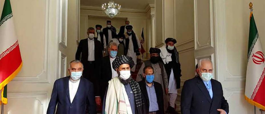 طالبان تظهر علنا في طهران