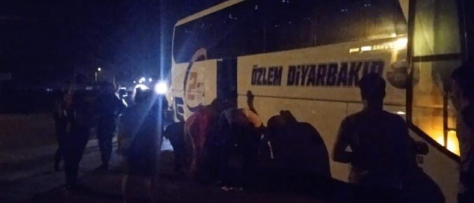 Antalya’da, Diyarbakır yolcu otobüsüne taşlı saldırı: 2 yaralı