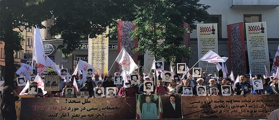 التظاهرات ضد حميد نوري