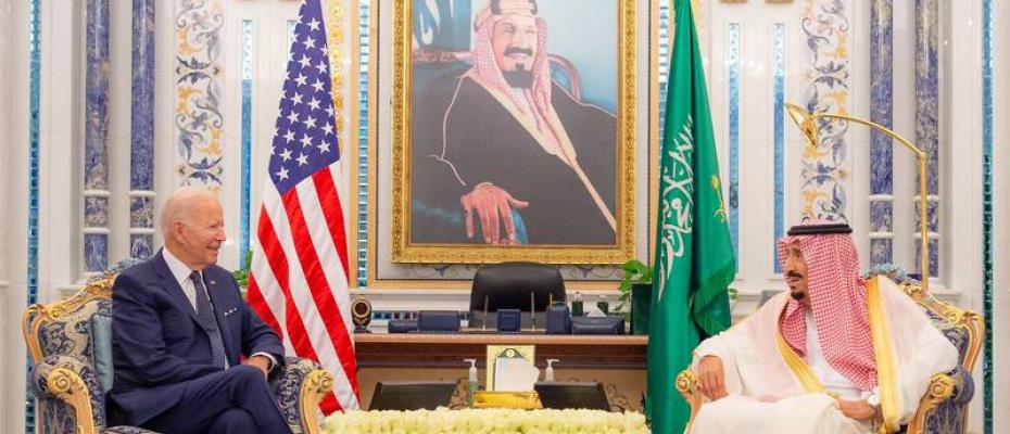Joe Biden arrives in Saudi Arabia to discuss Iran, regional security
