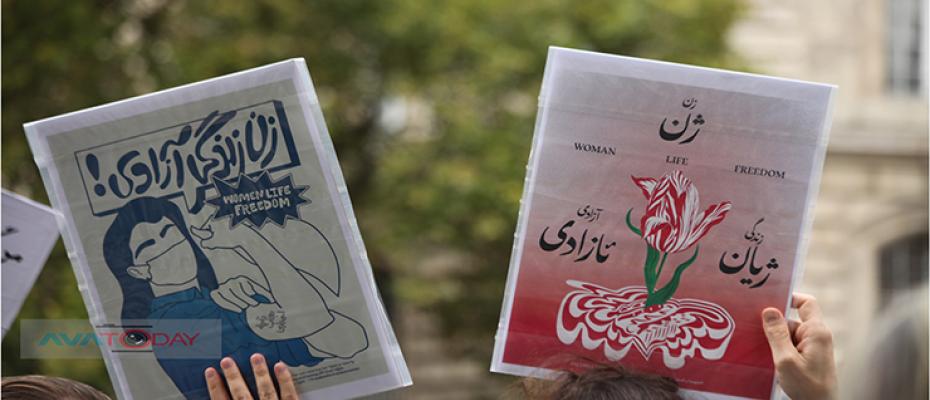 إيرانيون من المهجر يتظاهرون ضد النظام الايراني