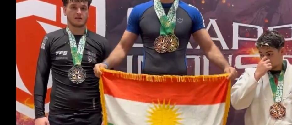 Farshad Gardkaneh won two gold and bronze medals in the Western European Championship