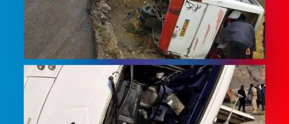 واژگونی مینی‌بوس کارگران ۱۴ نفر زخمی در پی داشت