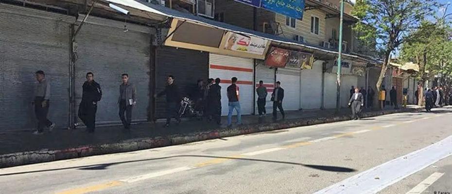 اعتصاب آبدانان در چهلم شهیدان کردستان در اعتراضات اخیر